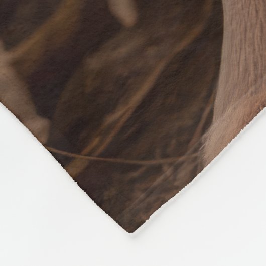 Herbst Golden Retriever Fleecedecke (Ecke)