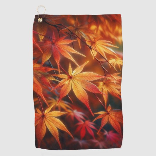 Herbst Golfhandtuch (Vorderseite)