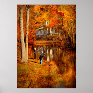 Herbst - Gone Fishing Poster