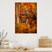 Herbst - Gone Fishing Poster (Küche)
