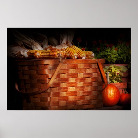 Herbst - Gourd - Frischmais Poster (Vorne)