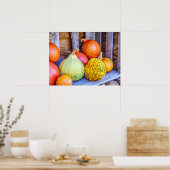 Herbst Gourds Poster (Küche)