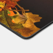 Herbst Gourds Rustikale Herbstfarben Schreibtischunterlage (Ecke)