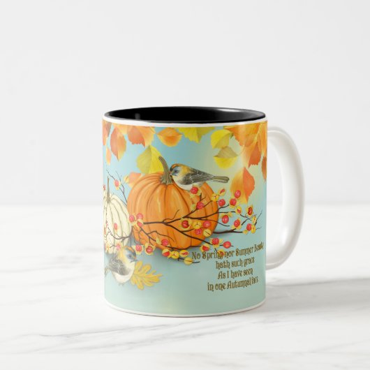 Herbst Grace Zweifarbige Tasse (VorderseiteRechts)
