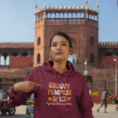 Herbst-Groovy Pumpkin Gewürzdesign Hoodie