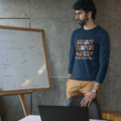 Herbst-Groovy Pumpkin Gewürzdesign T-Shirt