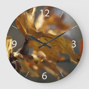 Herbst Große Wanduhr