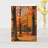 Herbst-Gruß-Karte Karte (Gelbe Blume)