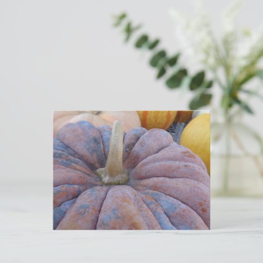 Herbst Grüße! Postkarte (Stehend Vorderseite)