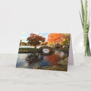 Herbst-Grußkarte Karte
