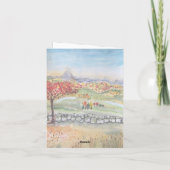 Herbst-Grußkarte - Kollektion für vier Jahreszeite Karte (Rückseite)