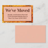 Herbst haben wir Bewegung Ankündigung Begleitkarte (Vorne/Hinten)