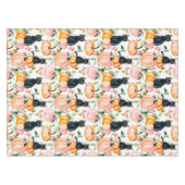 Herbst-Halloween-Design mit schwarzen Katzen und K Tischdecke (Vorderseite (Horizontal))