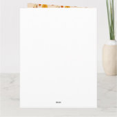 Herbst & Halloween Gemütes Muster Karte (Rückseite)