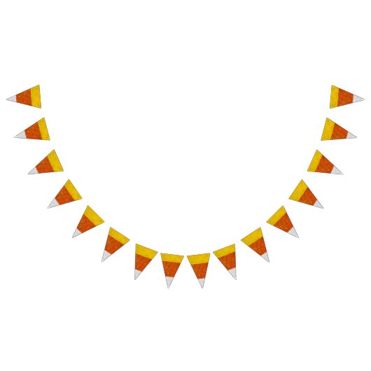 Herbst Halloween Glittery Candy Corn Wimpelkette (Alle)