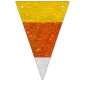 Herbst Halloween Glittery Candy Corn Wimpelkette (Dritte Fahne)