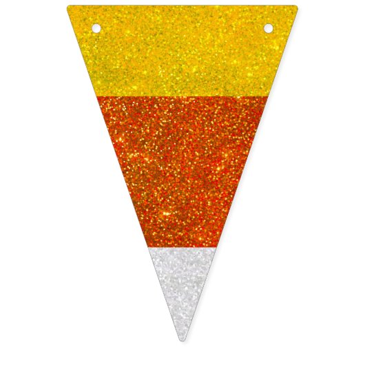 Herbst Halloween Glittery Candy Corn Wimpelkette (Erste Fahne)