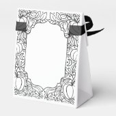 Herbst Halloween Kinderdusche Danke Geschenkschachtel (Rückseite)