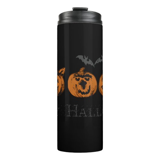 Herbst/Halloween/Kürbiskürbis Thermosbecher (Vorderseite)