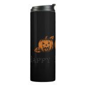 Herbst/Halloween/Kürbiskürbis Thermosbecher (Nach links gedreht)