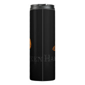 Herbst/Halloween/Kürbiskürbis Thermosbecher (Rückseite)