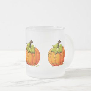 Herbst/Halloween Pumpkin Mattierte Tasse