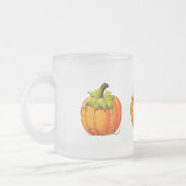 Herbst/Halloween Pumpkin Mattierte Tasse (Links)