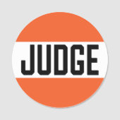 Herbst-Halloween-Wettkampfrichter Namensschild (Vorderseite)