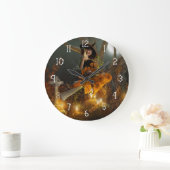 Herbst Hallowes Vorabend Wanduhr (Zuhause)