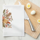 Herbst-Handtuch Geschirrtuch (Viertel Falte)