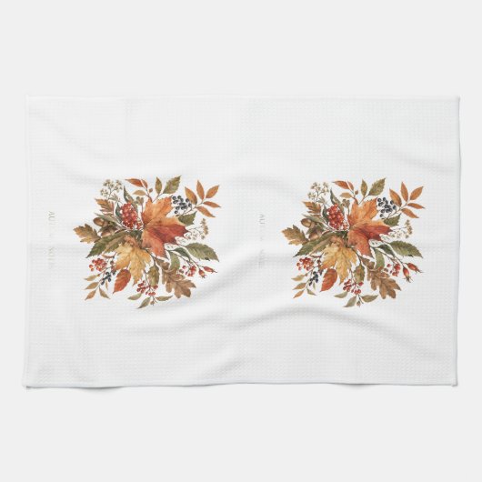 Herbst-Handtuch Geschirrtuch (Horizontal)