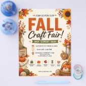 Herbst-Handwerkermarkt-Flyer Flyer (Einzeln)