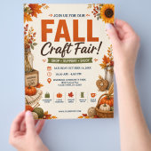 Herbst-Handwerkermarkt-Flyer Flyer (Hand)