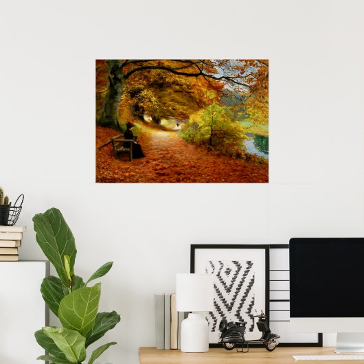 Herbst - Hans Andersen Brendekilde Poster (Heimbüro)