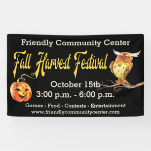 Herbst-Harvest Festival - Community Center Banner