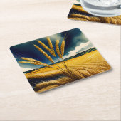 Herbst Harvest Prairie Gold Paper Untersetzer (angewinkelt)