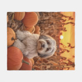 Herbst Havanese Fleecedecke (Vorderseite (Horizontal))
