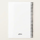 Herbst-Heart-Notebook Notizblock (Rückseite)