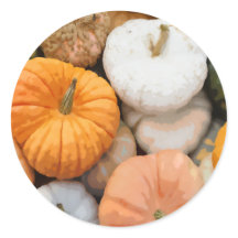 Herbst Heirloom Pumpkin und Gourd Herbstmalerei