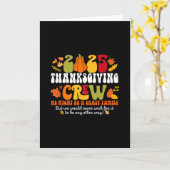 Herbst Herbst 2025 Verrückte Familie Passend Thank Karte (Gelbe Blume)