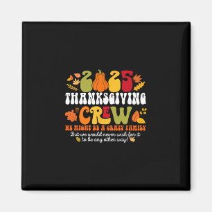 Herbst Herbst 2025 Verrückte Familie Passend Thank Magnet