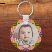 Herbst Herbst Baby Großeltern-Foto-Rahmen Schlüsselanhänger (Vorderseite)