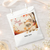 Herbst Herbst Babydusche für Katzenliebhaber Geschenktütchen (Ausgeschnitten)
