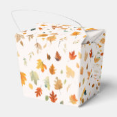 Herbst Herbst Babydusche-Gefälligkeitsbox Geschenkschachtel (Rückseite)