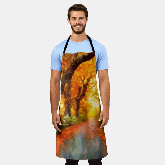 Herbst/Herbst/Baum Schürze (Getragen)