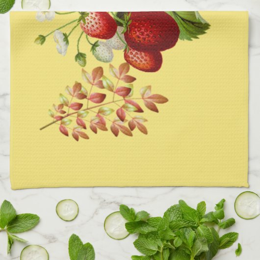 Herbst & Herbst Berry Foliage Geschirrtuch (Gefaltet)