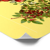 Herbst & Herbst Berry Foliage Poster (Ecke)