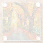 Herbst/Herbst/Blätter/Art Glasuntersetzer (Rückseite)