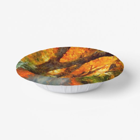 Herbst/Herbst/Blätter/Art Pappteller (Gewinkelt)