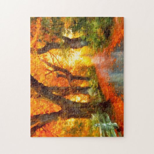 Herbst/Herbst/Blätter/Art Puzzle (Vertikal)